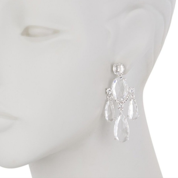 Kate Spade Crystal Cascade Chandelier Earrings - Picture 6 of 6